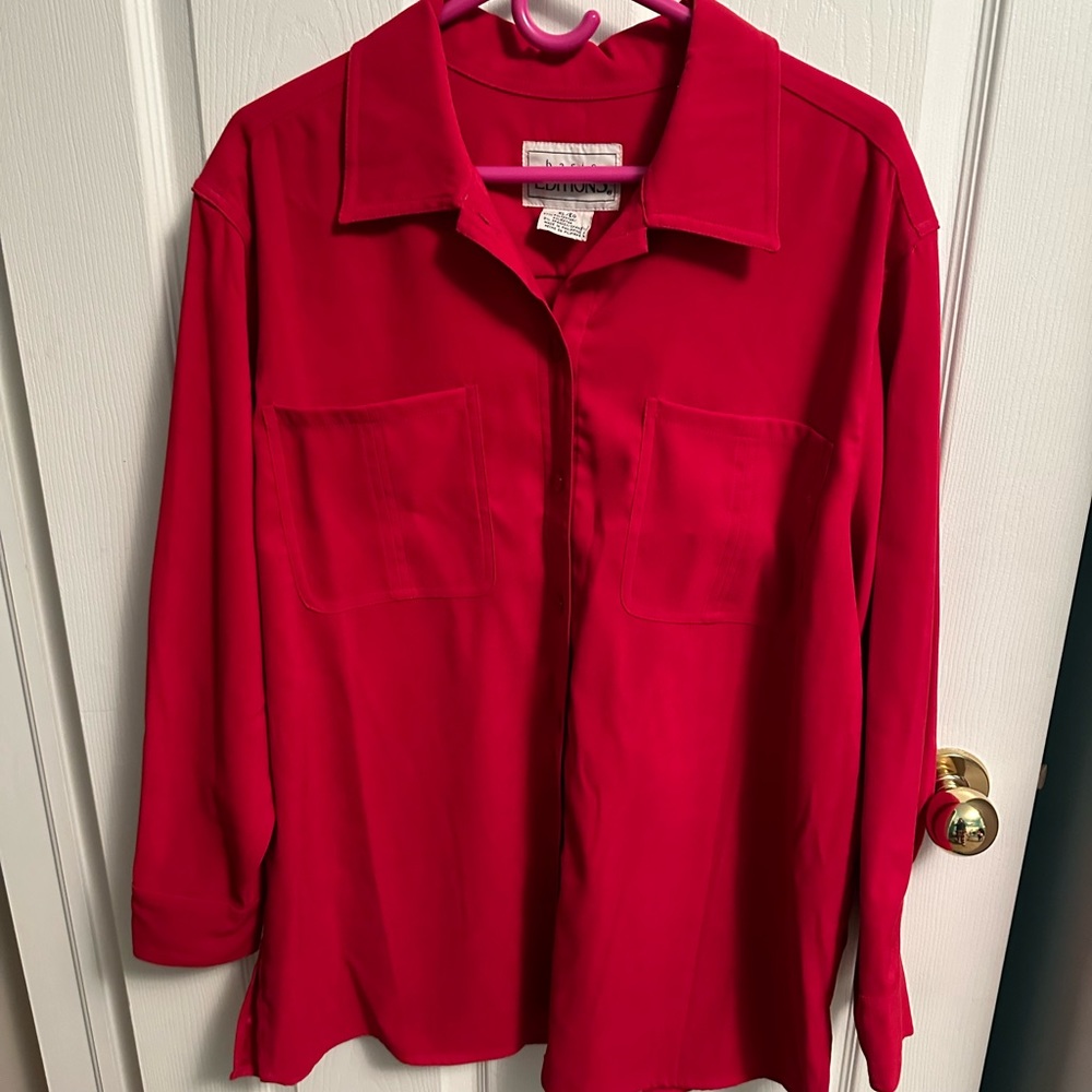 Ladies XL Ultra suede shirt